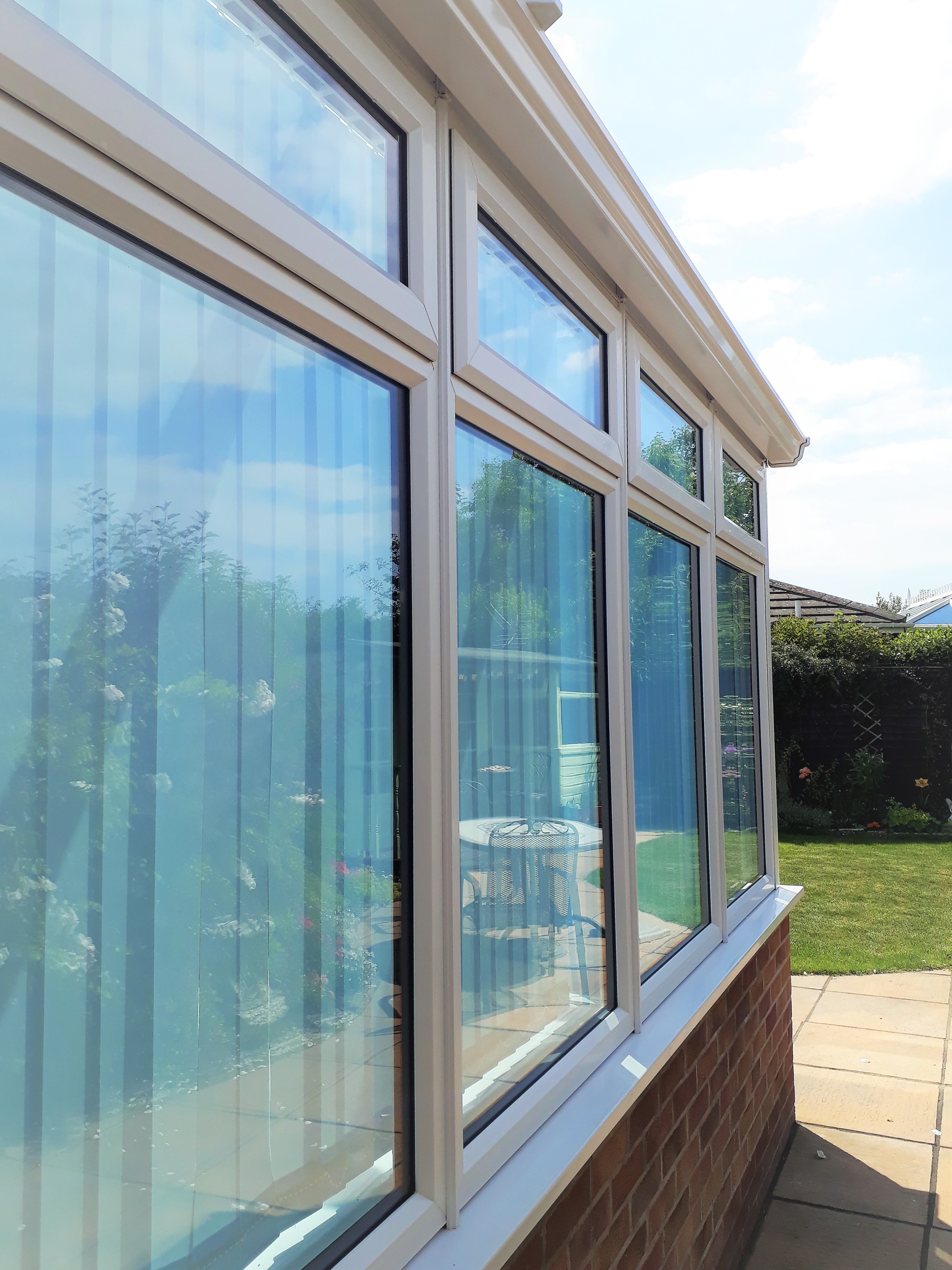 sparkling clean windows
